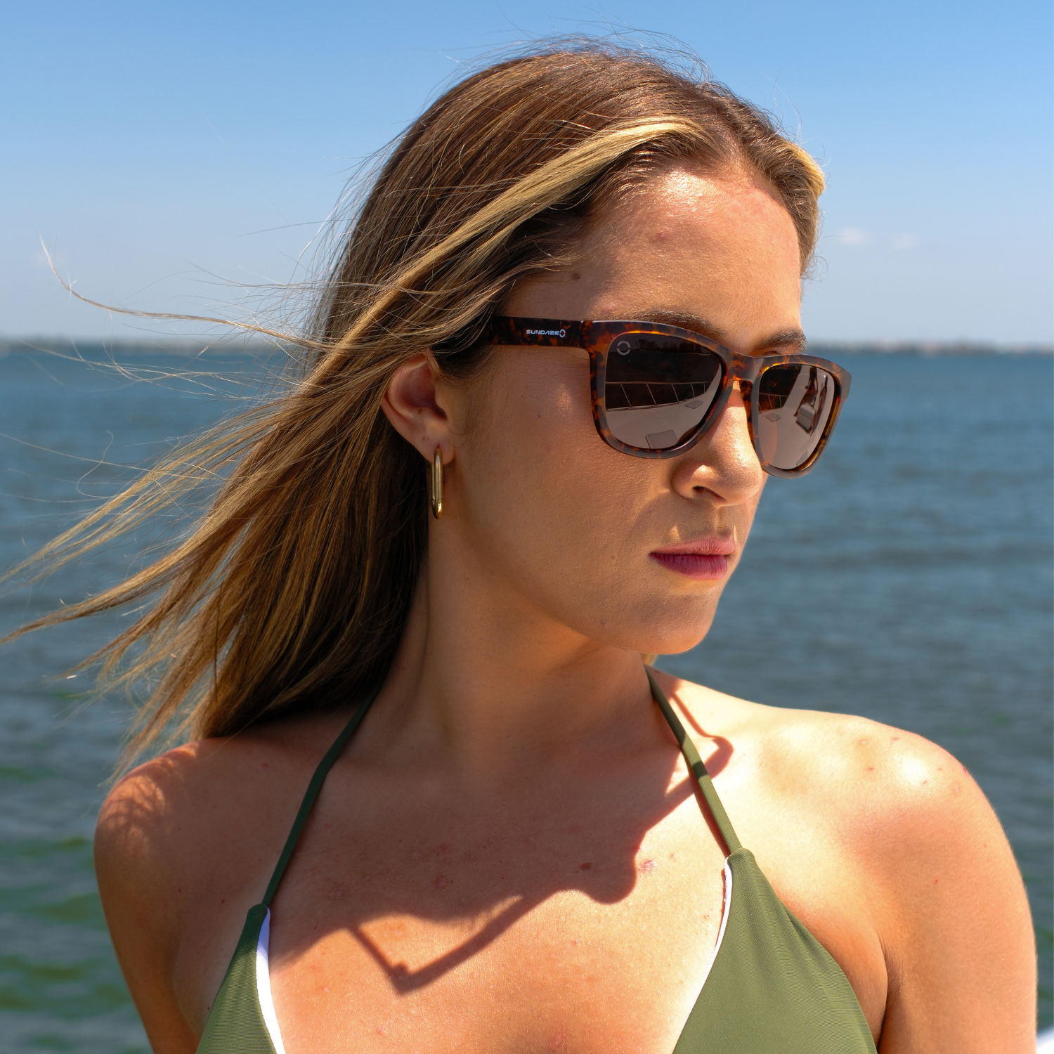 Flaming Lambo Brown Sunglasses