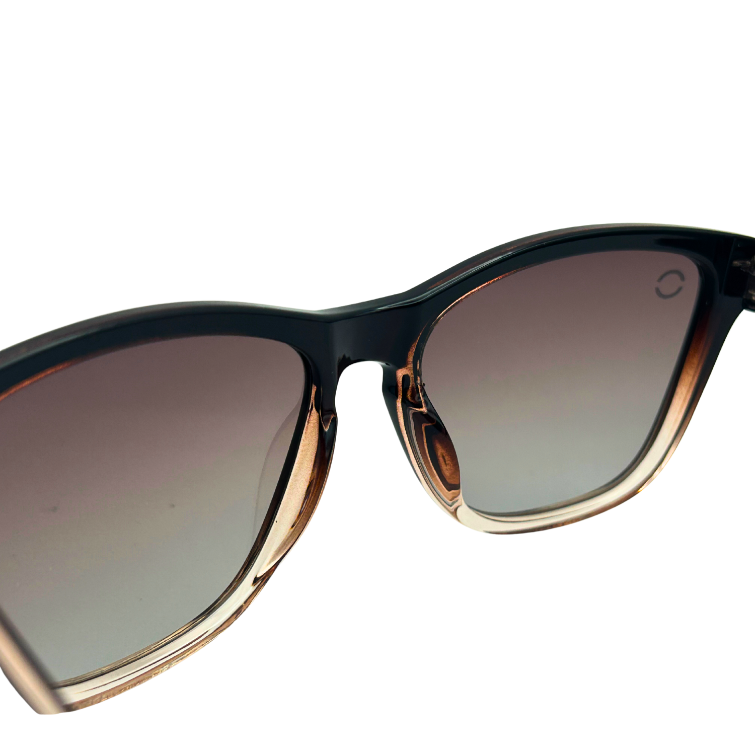 Polarized Sunglasses with Gradient Brown Lenses
