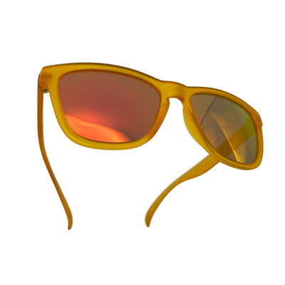 Polarized Gold Lenses, Matte Orange Frame