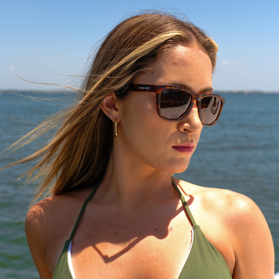 Flaming Lambo Brown Sunglasses